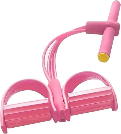 Fitness Equipment Resistance Band Pedal Exercise Trainer for Full Body Workout and Strength Training at Home Gym