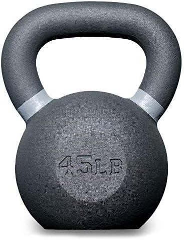 REP Fitness Single Kettlebells 5lb to 50lb Weight Range, Cast Iron, Strength Training, Power Workout Equipment, Home Gym, Free Weights, Dumbbell Alternative, Exercise, Men, Women