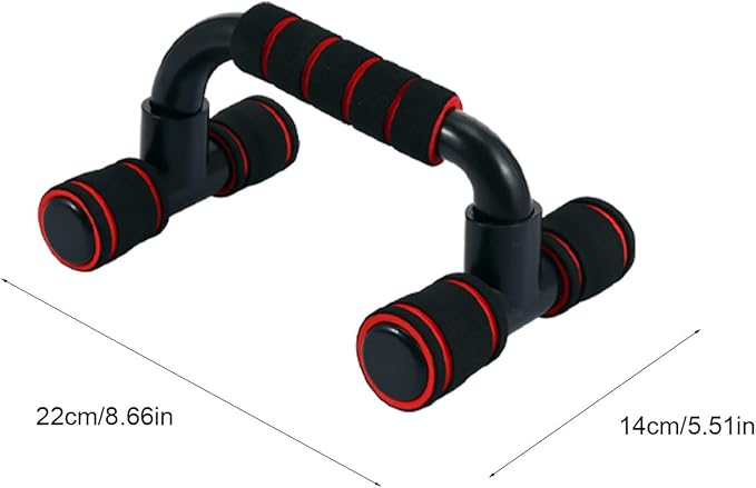 PRETYZOOM Abdominal Wheel Exercise Roller Set with Dual Red Wheels, 7pcs Core Training Kit with Knee Pads for Home Ab Workout, Unisex Fitness Equipment for Men and Women