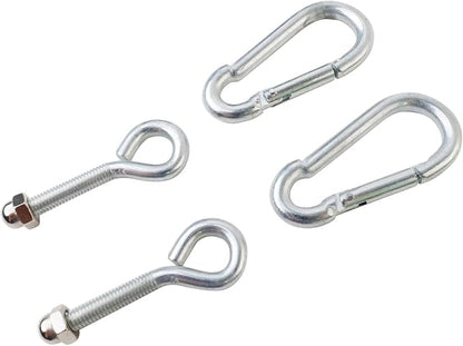 Spreader Bar Silver Heavy Duty Stainless Steel Adjustable Bar with 2 Fixed Rings, Yoga Training Fitness Gear, Workout Bar,Sports Gym Kit