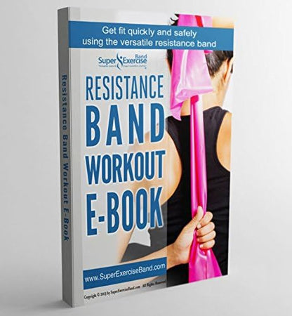 USA 14" x 3" Extra Long Latex Free Mini Loop Bands in 3, 5, 10 Pack Sets. 10 Strengths for Resistance Training, Stretching, Yoga, Toning. Plus an Exclusive iPhone App and E-Book.