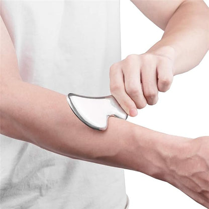 Medical Grade Stainless Steel Gua Sha Guasha Massage Soft Tissue Therapy Used for Back, Legs, Arms,Neck,Shoulder
