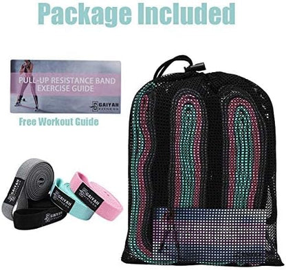 Long Resistance Bands for Working Out Women, Fabric Resistance Band, Stretch Bands for Exercise Bands Resistance Bands Set for Physical Therapy, Elastic Bands for Exercise