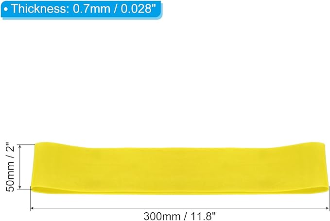 PATIKIL Resistance Bands, TPE Elastic Workout Bands Exercise Loop for Working Out Gym Strength Training Yoga Pilates