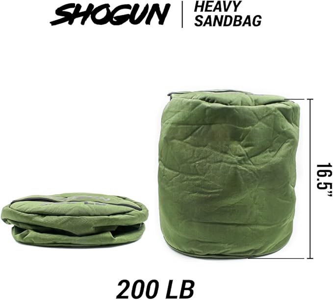 Shogun Sandbags for Working Out – Heavy Duty Workout Sandbag for Weight Training, Cross Training, Strongman, Fitness & Military Use – Adjustable Exercise Sand Bags for Full Body Training