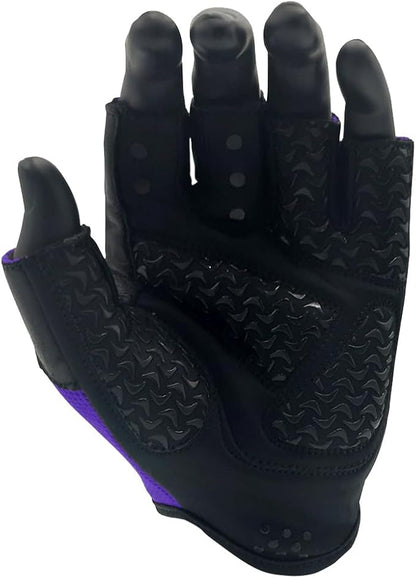 Weightlifting Gloves Leather Palm Grip Half Finger Body Building Gym Glove for Exercise Training Fitness Workout Men Women Lifts Made Spandex Materials, Including Genuine Amara Leather