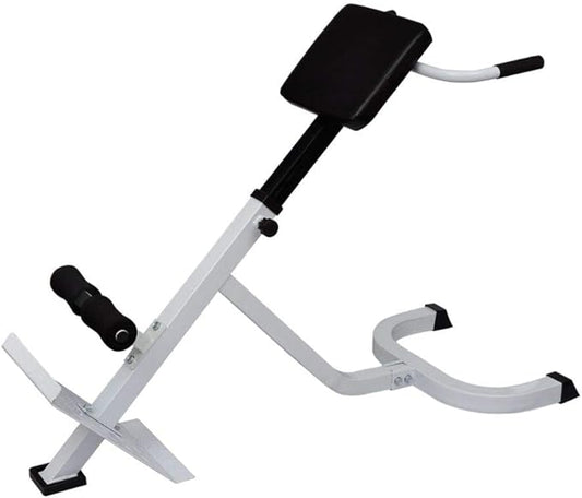 Health & Fitness Hyperextension Roman Chair with Adjustable Height and Back, Glute, Hamstring, and Ab Workouts Foldable Sit Up Gym Bench for Home,Back Extension Bench