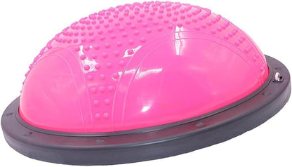 Half Exercise Ball, Balance Trainer Stability Workout ABS Plastic Core Training, with Enhanced Grip Non Material, for Home Gym Office Fitness