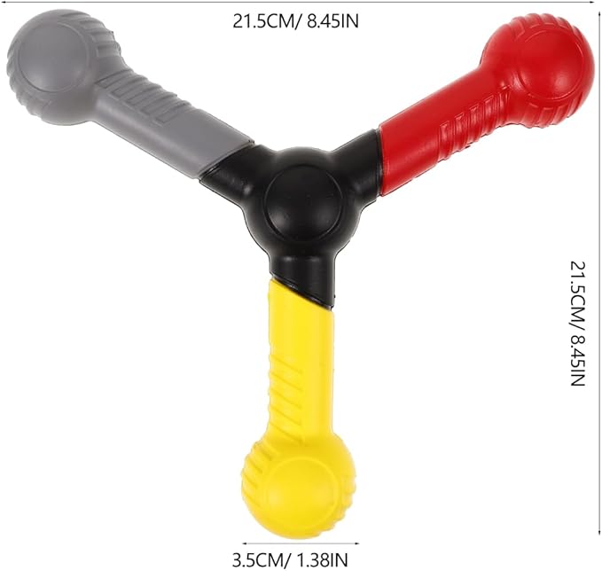 HOMSFOU 4pcs Stainless Steel Football Training Equipment, Agility Trainer, Reaction Speed Training Tool, Hand Eye Coordination Training Equipment, Assorted Color