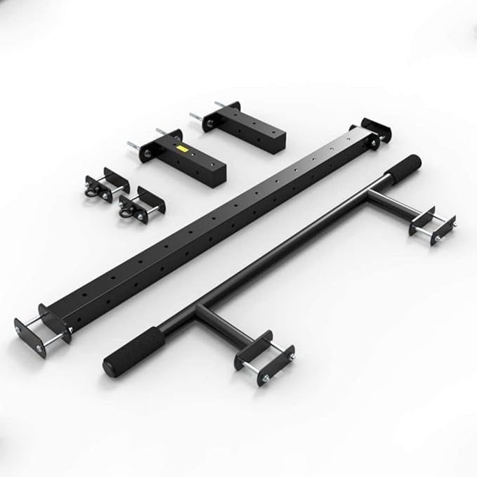 Wall Mounted Pull Up Bar with More Stable 4-Hole Design for Indoor and Outdoor Use Maximum Weight 440 Lbs Home Indoor Wall Wall Hanging Straight Bar Muscle Training Fitness Equipment