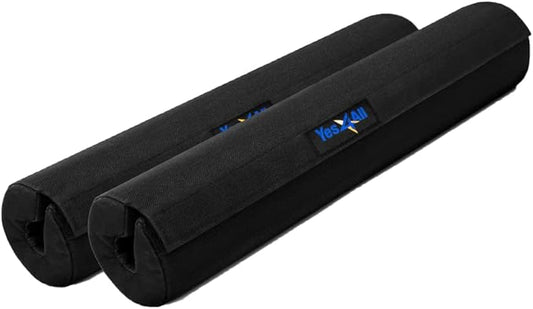 Yes4All Ergonomic Foam Bar Pad, Olympic Barbell Squat & Neck Pad for Squats, Hip Thrusts & Weight Lifting Bar