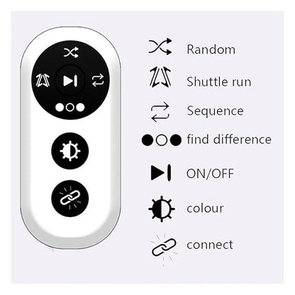 Reaction Training Light, Hand Eye Coordination Training Speed Agility Training Lights, Reaction Lights Training, for Coaches, Gyms(4)