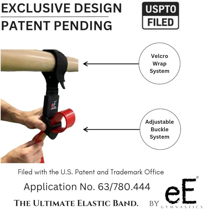 Ultimate Elastic Band – Innovative Strength Trainer for Pull-Ups, Dips, Push-Ups, Muscle-Ups, Planches, Iron Cross & More – Fast Setup for Cross-Training, Calisthenics & Home Workouts by EEGymnastics