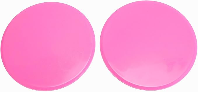 Core Sliders for Full Body Workout, Dual Sided Discs, Compact 7 Inch Round Black - Portable Design, Multi Surface Use, Ideal for Home and Gym Exercise