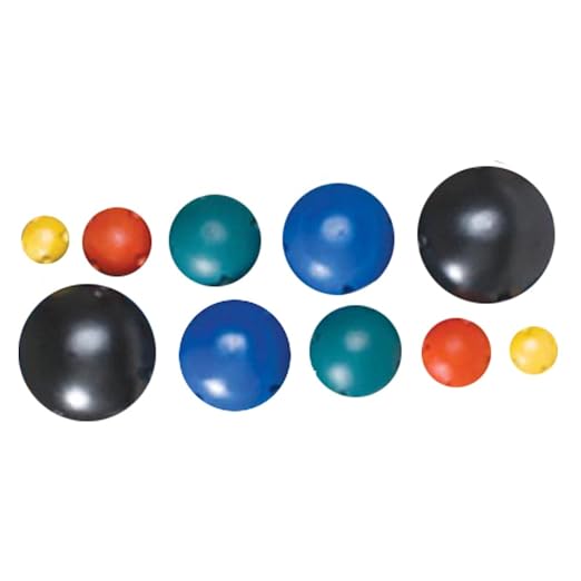 CanDo 10-1766 MVP Balance System for 10-Ball Set without Rack, 2 each Yellow through Black