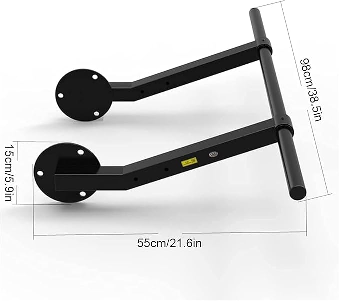 Chin Up Bar， Wall Mounted Pull Up Bar， Home Fitness Equipment Multifunctional Sports Auxiliary Stretching Equipment