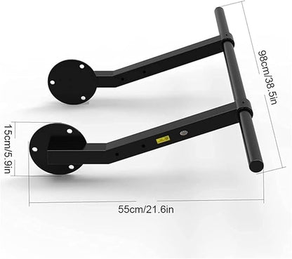 Chin Up Bar， Wall Mounted Pull Up Bar， Home Fitness Equipment Multifunctional Sports Auxiliary Stretching Equipment