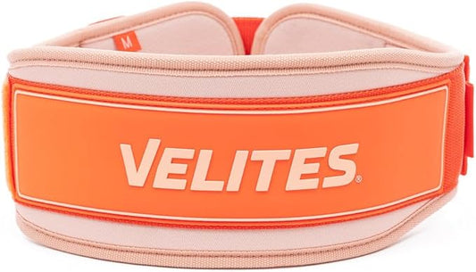 Velites - Weightlifting Lumbar Support Belt - Official of the Royal Spanish Weightlifting Federation - Extra-adherent Velcro - For Deadlifts, Squats, Snatches and Cleans