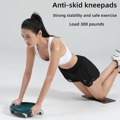 Ab Roller Wheel,Ab Roller for Women Men Board,Abdominal Wheel Ab Roller, Roller with Elbow Support,for Full Body Fat Burning Tummy Weight Control Gym or at Home Workout Equipment