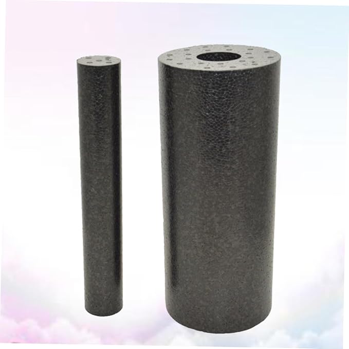 Totority 1set Yoga Column Massage Shafts Sports Roller Wheel for Muscle Training Pain Relief