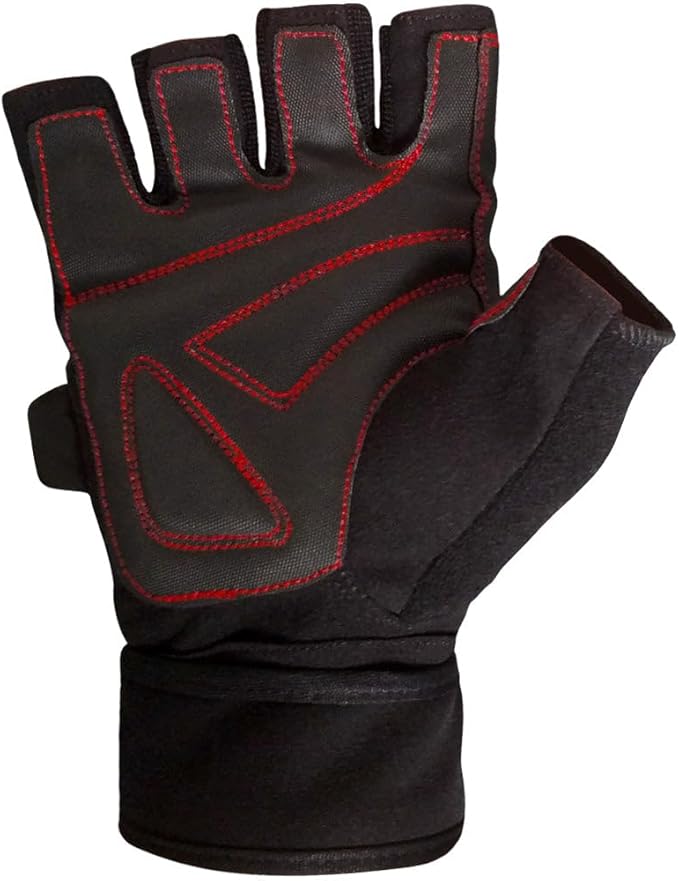 Meister Wrist Wrap Weight Lifting Gloves w/Gel Padding