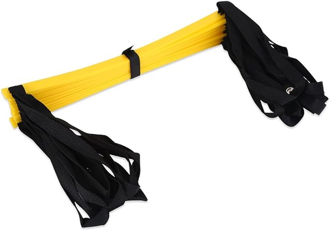 Durable Speed Agility Ladder for Soccer Football Training Portable Foldable Footwork Ladder PP Rungs Nylon Straps 7 10 13 Rung Options
