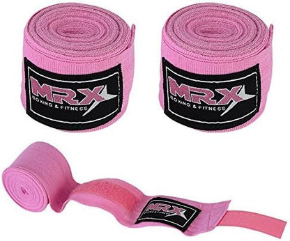 MRX BOXING & FITNESS Boxing Hand Wraps 100% Cotton Multi Colors Great for MMA Boxing Muay Thai Kick Boxing Training 118, 160, 180 Length