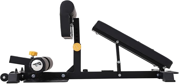 Altas Strength Sissy Squat Machine Station Leg Exercise Machine Adjustable Home Gym Workout Training Sit Up Push Up Leg Exerciser Light Commercial Equipment 6005B