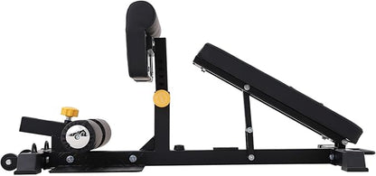 Altas Strength Sissy Squat Machine Station Leg Exercise Machine Adjustable Home Gym Workout Training Sit Up Push Up Leg Exerciser Light Commercial Equipment 6005B