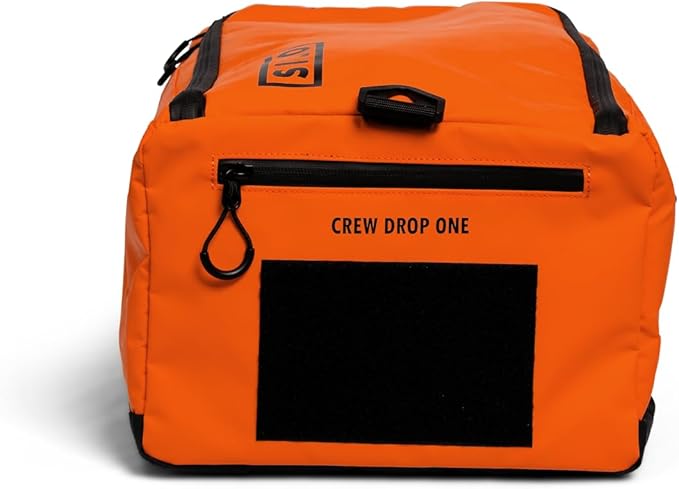 SILO Crew Drop One 26L Ultramarathon Bag - Organize Gear Efficiently for Training Racing Work, Travel - Optimized Storage: Pockets/Compartments for Easy Access Athletes Marathon Fitness Bright Orange