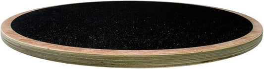 15.7" Wood Wobble Balance Board Balance Trainer by Trademark Innovations,Black