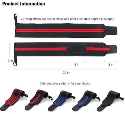 2 Pack Wrist Brace Wrist Straps for Weightlifting, Wrist Straps Lifting Straps Wrist Weights Carpal Tunnel Wrist Brace