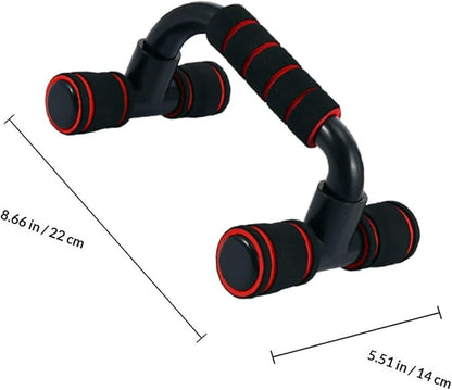 BESTonZON Unisex Abdominal Wheel Roller Set, Red Dual Wheel Exercise Roller with 7pcs Core Workout Kit for Home Fitness and Strength Training