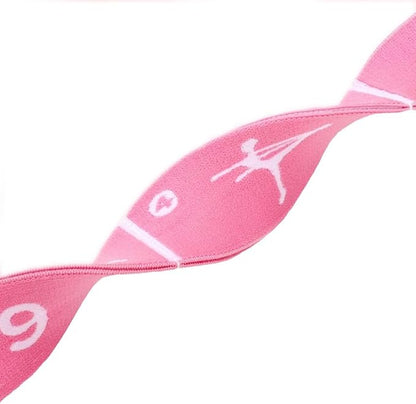 2-Pack Adjustable Kids Dance Stretch Bands - 8-Loop Elastic Bands for Ballet, Latin, Yoga, Gymnastics & Stretching - Flexible, Multi-Section Design for Dance Training & Flexibility