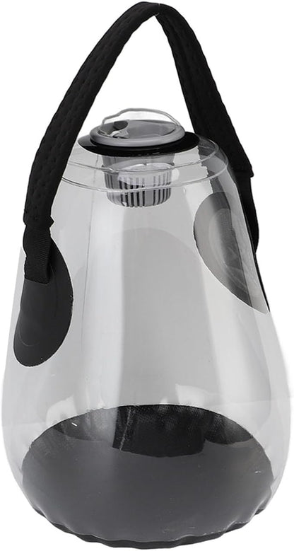 Workout Water Weight Bag 5kg Transparent Portable Fitness Water Sandbag for Home Exercise Gym Equipment Durable PVC Material