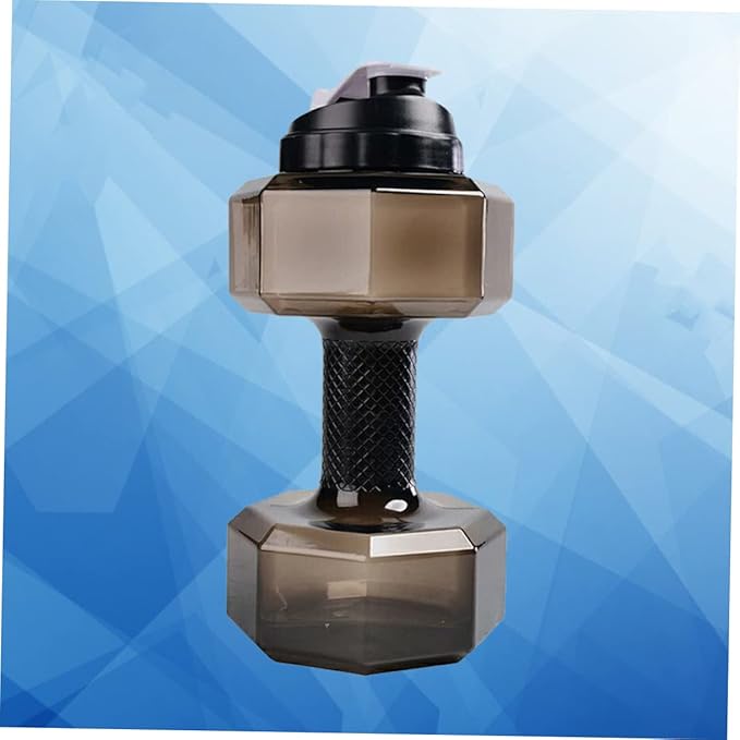 1pc Dumbbell Shape Water Bottle Capacity Fitness Dumbbell Cup for Gym and Daily Use Portable Sports Petg Material Stylish and Functional Design