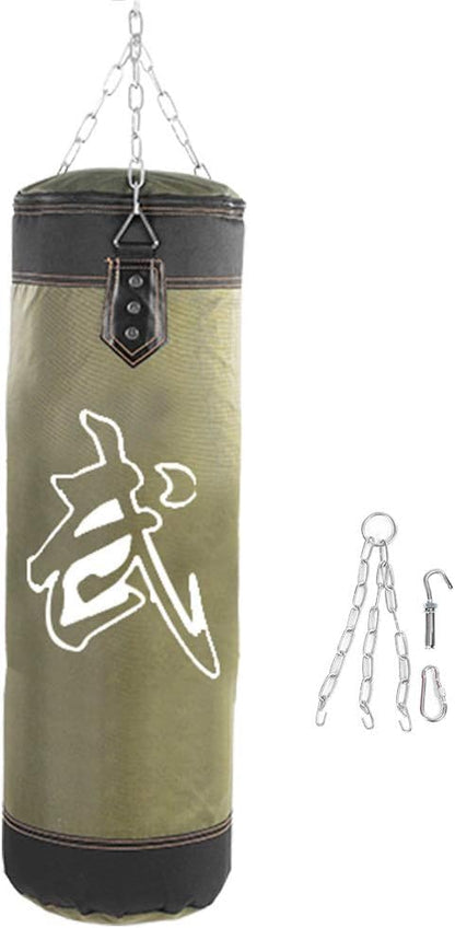 Alomejor Punching Bag,with Chains for Strength Training,Boxing Bag,60CM Sandbag for Athletes Home Gym Fitness Workout