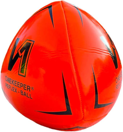 ONEKEEPER Soccer Reflex & Reaction Ball - White, Orange, Blue, Pink, and Fluo Yellow, Agility and Coordination Training for Kids and Juniors (Pump Not Included)