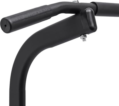 Parallel Bars Power Tower Adjustable Dip Station Pull Up Bar Push Up for Home Gym Strength Training Body Building Workout Equipment Standing Pull Up Pillar Impregnation Station, Black