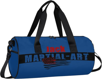 Personalized-Martial-Arts-Gear-Bag for Karate Teakwondo, Custom Jiujitsu Bag for Boys, Karate Teakwondo Bag for Gear Waterproof Lightweight Large USA