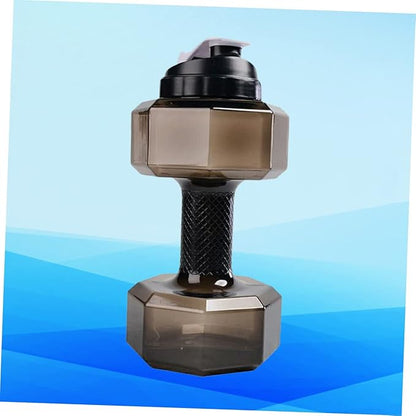 1pc Dumbbell Shape Water Bottle Capacity Fitness Dumbbell Cup for Gym and Daily Use Portable Sports Petg Material Stylish and Functional Design