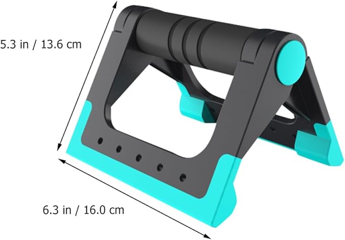 Push-up Bracket and Push-up Rack Set, Blue Indoor Exercise Fitness Supplies, Sturdy Hand Holder for Home Strength Training and Calisthenics Equipment