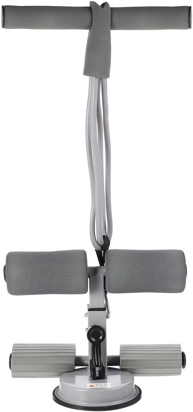 BESPORTBLE Adjustable Sit-up Assistive Device with Suction Cups Portable Floor Bar for Abdominal Workout Crunches and Core Training at Home