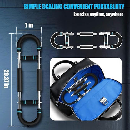 Arm Twister Trainer, 20-60lb Adjustable Chest Exerciser & Arm Trainer, Portable Chest Trainer for Men & Women, Home Gym Upper Body Strength Workout Equipment