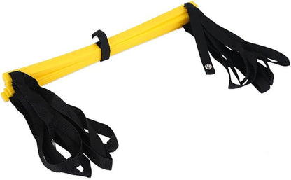Durable Speed Agility Ladder for Soccer Football Training Portable Foldable Footwork Ladder PP Rungs Nylon Straps 7 10 13 Rung Options