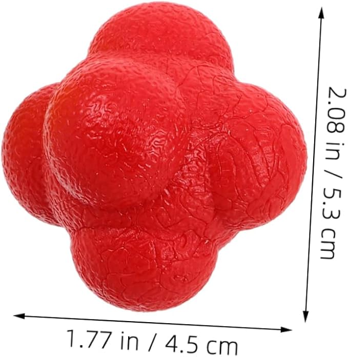 VICASKY 6pcs Agile Training Ball Hand Eye Coordination Training React Reflex Balls Ball Training Elastic Reaction Balls Reflex Training Tools Body Coordination Training