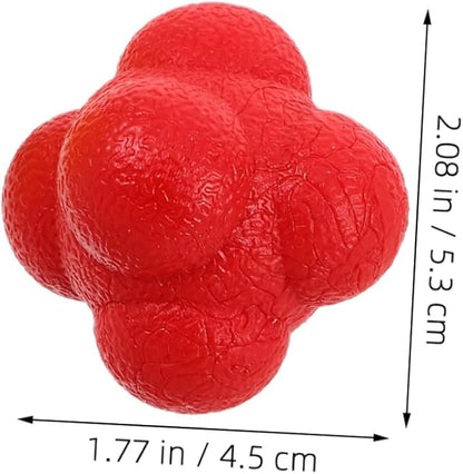 VICASKY 6pcs Agile Training Ball Hand Eye Coordination Training React Reflex Balls Ball Training Elastic Reaction Balls Reflex Training Tools Body Coordination Training