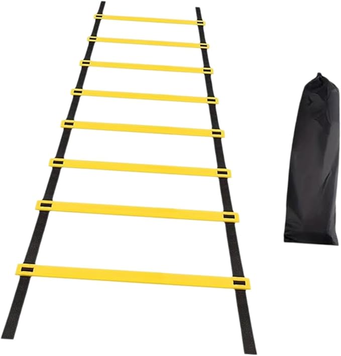 Colaxi Soccer Agility Ladder Folding Balance Multifunction Volleyball Coordination Workout Football Footwork Training Instant Set up