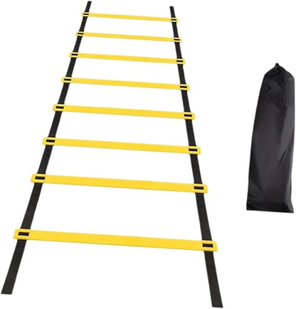 Colaxi Soccer Agility Ladder Folding Balance Multifunction Volleyball Coordination Workout Football Footwork Training Instant Set up