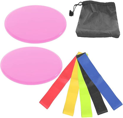 Fitness Sliding Discs, Core Slider Workout Equipment, Low - Impact Sliding Disks for Home Gym, Smooth Slide Mat for Abs, Strength and Stability Training